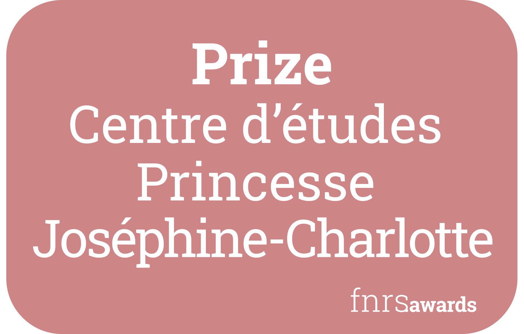 Prix du Centre d'Études Princesse Joséphine-Charlotte